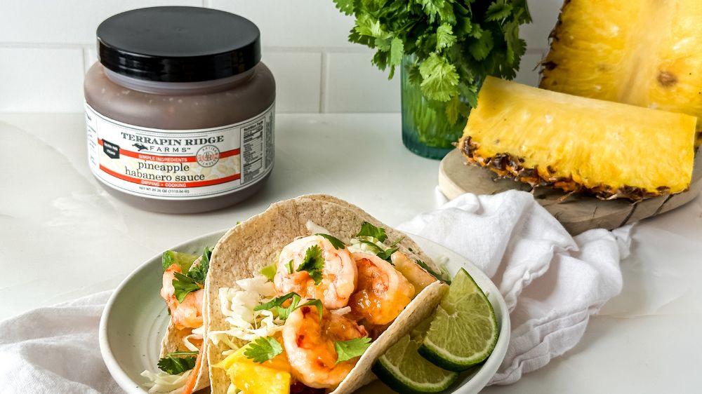 Pineapple Habanero Sauce Shrimp Tacos Pineapple Habanero Sauce Shrimp Tacos